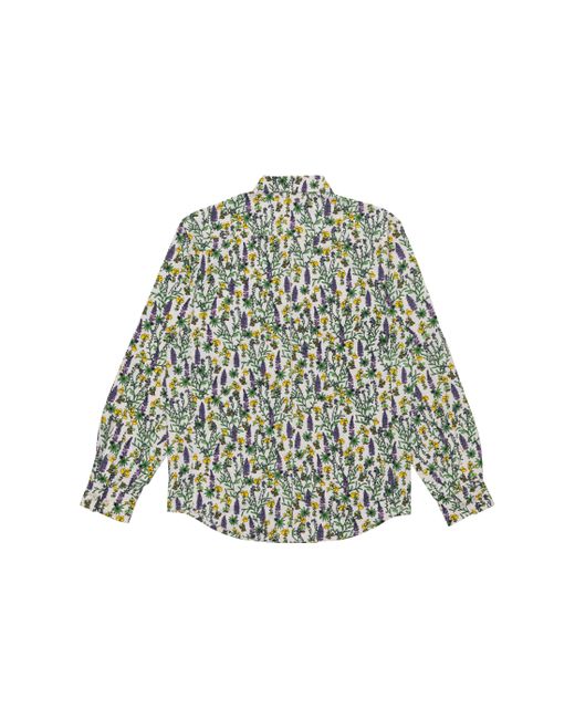 Nike Green Ss22 Dri-Fit Acg Uv Version Floral Long Sleeves Shirt for men
