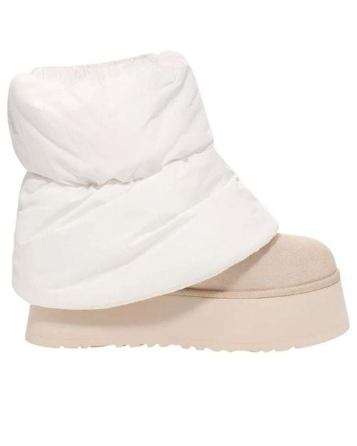 Ugg White (Wmns) Classic Mini Dipper Puffer Boots Ceramic'