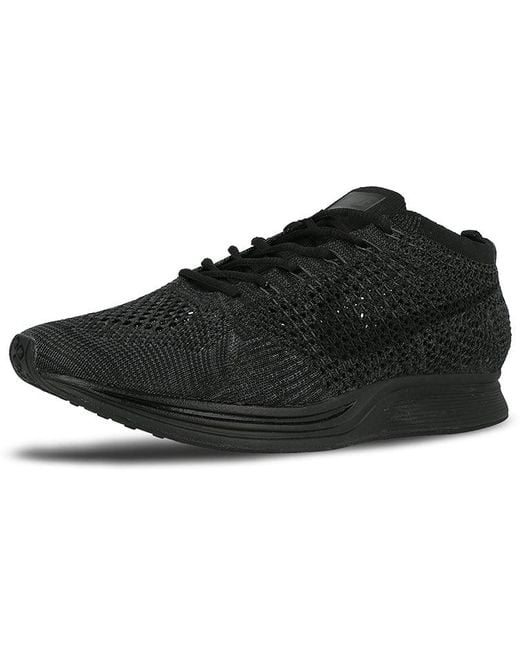 Nike Black Flyknit Racer 'Triple' for men