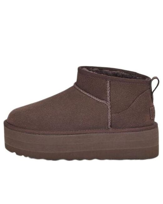 Ugg Brown (Wmns) Classic Ultra Mini Platform 'Chocolate'