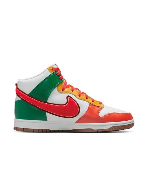 Nike Red Dunk High 'Chenille Swoosh' for men