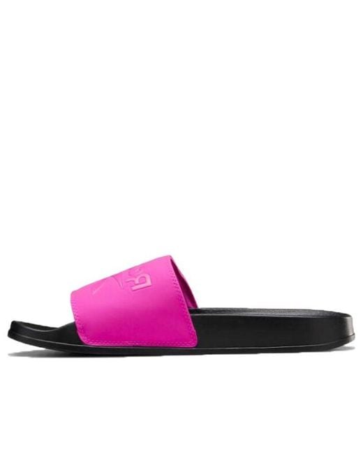 Reebok Pink Classic Slide Slippers