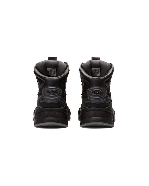 PUMA Black Rs-X Mid Militia Asphalt' for men