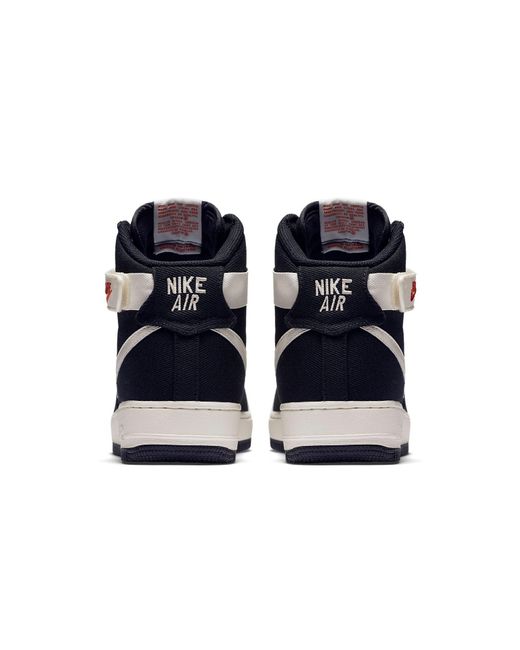 Nike Blue Air Force 1 High Retro Canvas' for men