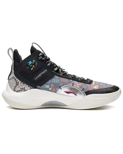 Li-ning Blue Cj-1 Mid 'Rock &Amp; Roll' for men
