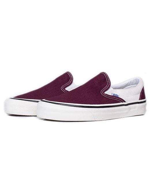 Vans Purple Slip-On 98 Dx 'Anaheim Factory' for men