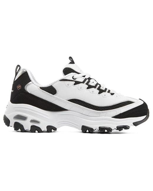 Skechers White (Wmns) D'Lites 1.0