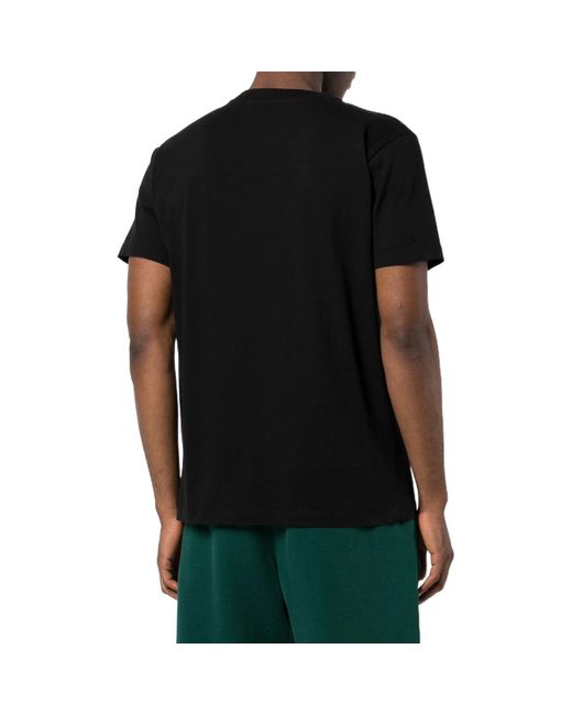 Off-White c/o Virgil Abloh Black Ss22 Stripe Alphabet Printing Short Sleeve Version for men
