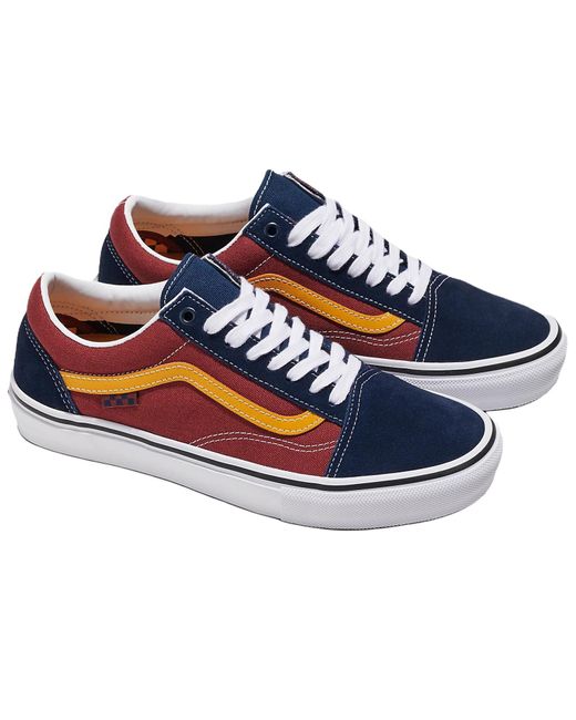 Vans Blue Old Skool Burgundy' for men
