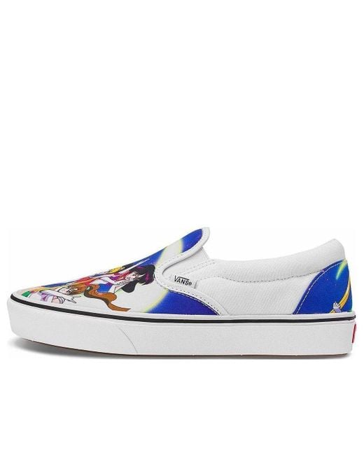 Vans Blue Sailor Moon X Classic Slip-On Comfycush 'Pretty Guardian' for men