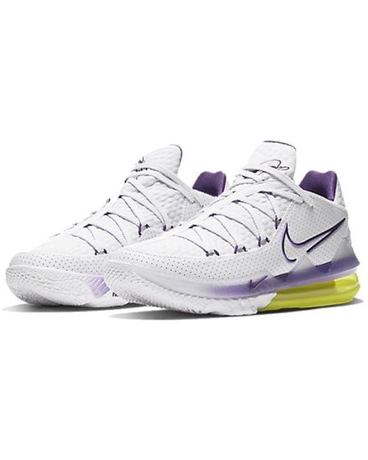 Nike Blue Lebron 17 Low Ep 'Lakers' for men