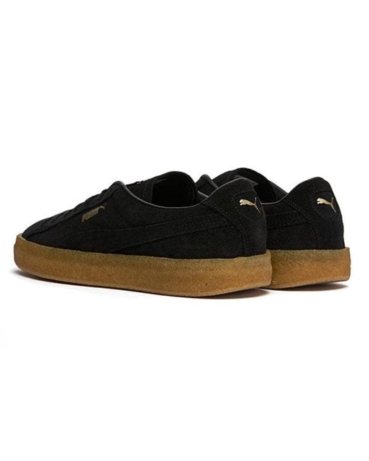 PUMA Black Suede Crepe for men