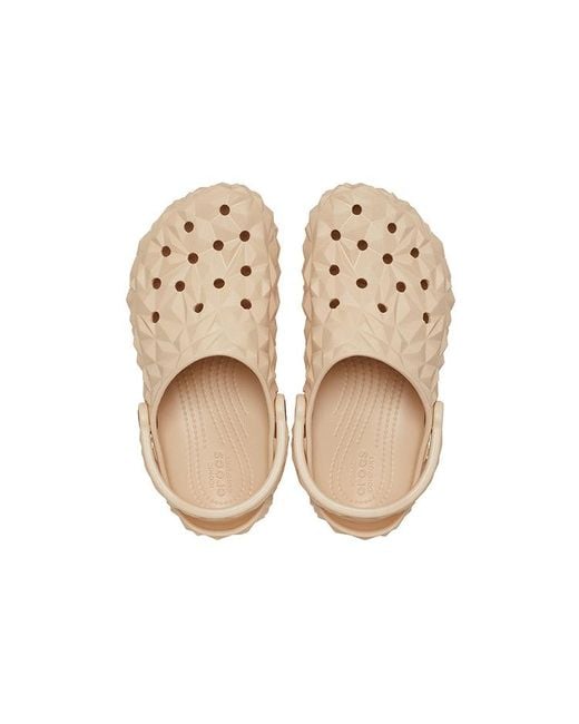 CROCSTM Natural Classic Geometric Clogs