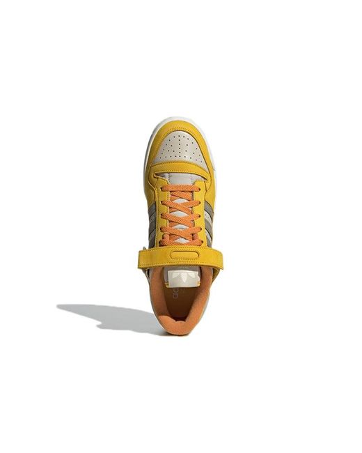 Adidas Yellow Originals Forum 84 Low Fruit Punch Citrus 'Light Dark' for men