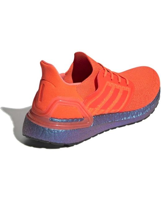 Adidas Red Ultraboost 20 'Solar' for men