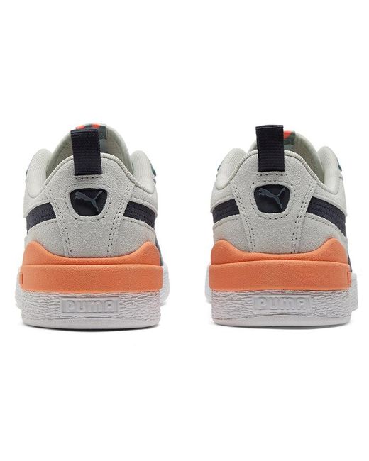 PUMA White Suede Bloc 'Ice Flow Parisian Night' for men