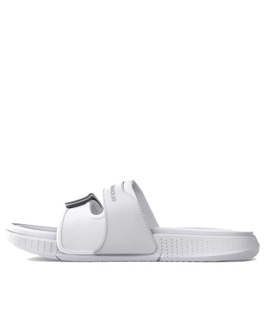 Under Armour White (Wmns) Ansa Studio Slide Halo'