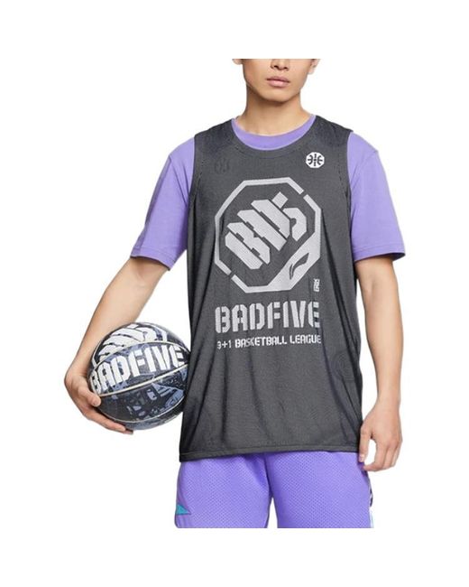 Li-ning Blue Bad Five Series Jerseys for men