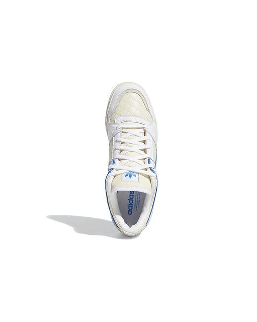 Adidas White Forum Luxe Low 'Cream Quilted' for men