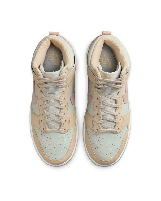 Nike White (Wmns) Dunk High 'Sand Drift Oxford'