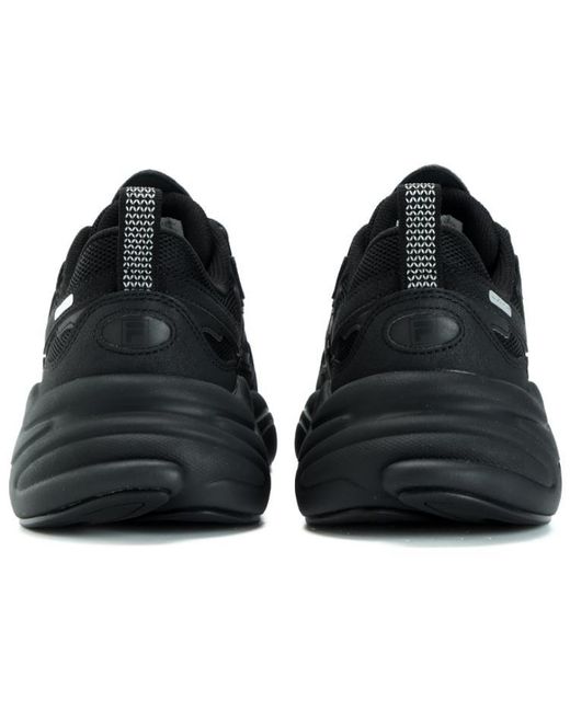Fila Black Running Shoes Low Nonslip Shoes for men