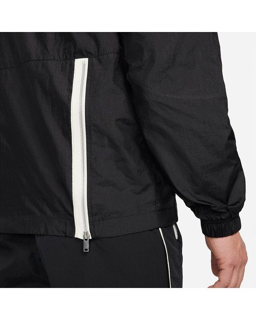 Nike Black Sportswear Essentials Anorak Jacket for men