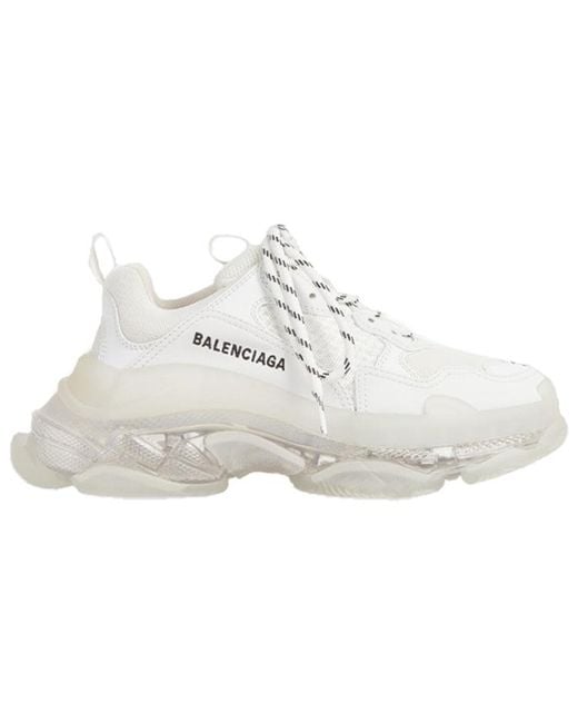 Balenciaga White (Wmns) Triple S Sneaker 'Clearsole