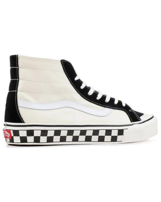 Vans White Sk8-Hi 138 Decon Sf 'Checkers'