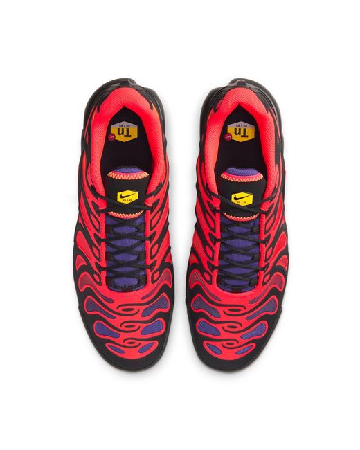 Nike Red Air Max Plus Drift Shoes for men