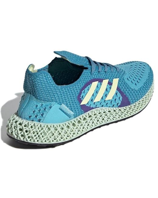 Adidas Blue Zx Runner 4D 'Light Aqua' for men