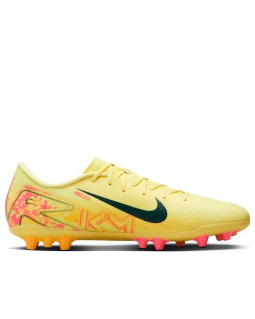 Nike Yellow X Kylian Mbappe Mercurial Vapor 16 Academy Ag 'Light Laser' for men