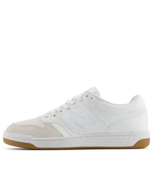 New Balance White Adult Bb480 V1 Court Sneaker for men