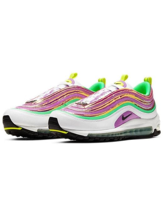 Nike White Air Max 9 'multi-color'