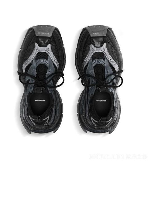 Balenciaga Black Platform Reduced Sneaker 'Dark' for men