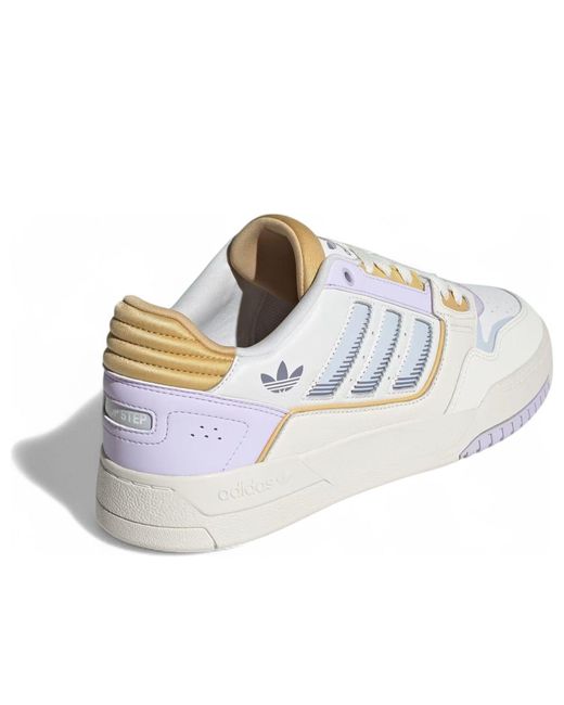 Adidas White Drop Step 2.0 Low 'Cloud Halo' for men