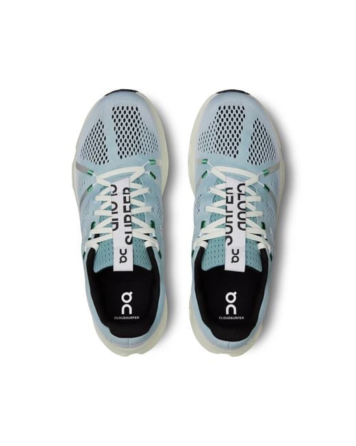 On Shoes White Cloudsurfer 'Mineral Aloe' for men