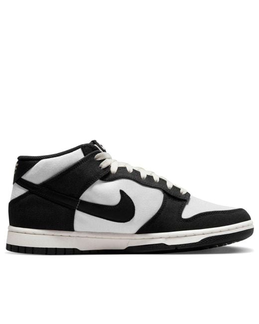 Nike Black Dunk Mid for men