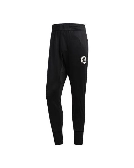 Adidas Black Rose Pant 3 Basketball Training Sports Long Pants for men