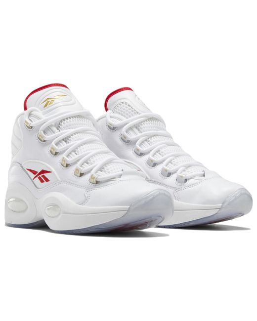 Reebok White Question Mid 'Dr. J' for men