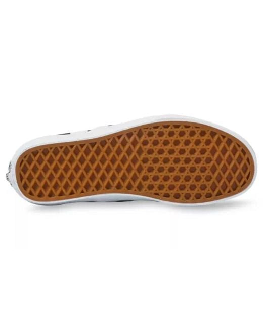 Vans White Classic Slip-On Bee Check for men