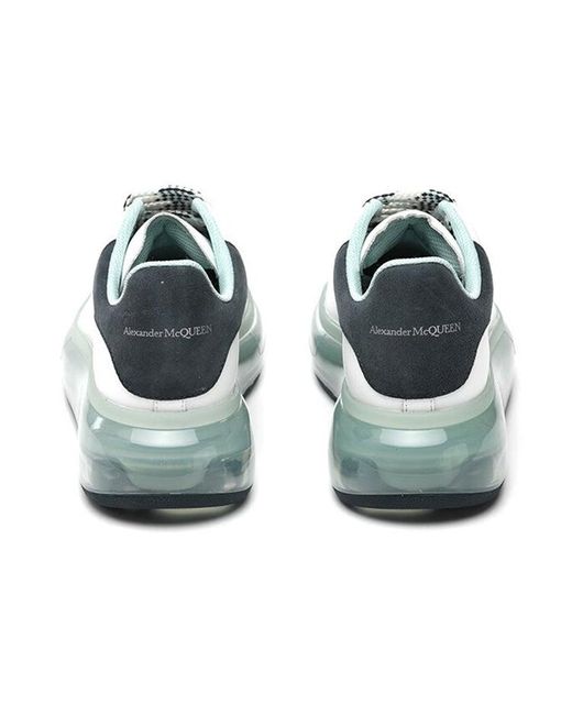 McQueen Blue (Wmns) Transparent Sole Oversized Sneakers