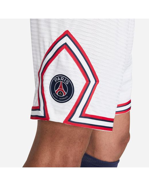 Nike White Paris-Saint Germain 21/22 Fourth Vapor Match Short for men