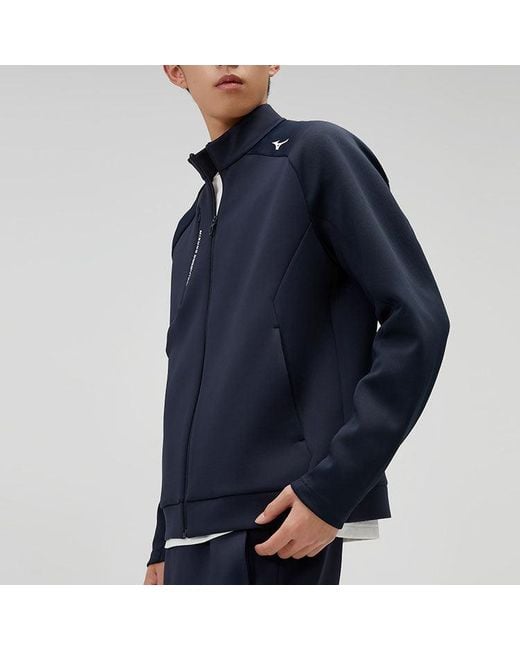 Mizuno Blue Essential Jacket for men