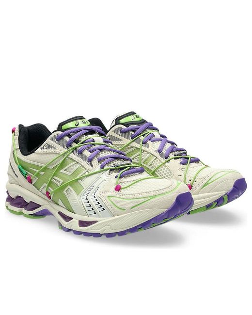 Asics X Zutomayo Gel-Kayano 14 'Ivory Greenery' in White for Men