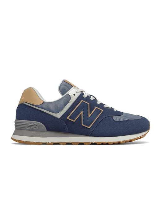 New Balance Blue 574 'Natural Maple' for men