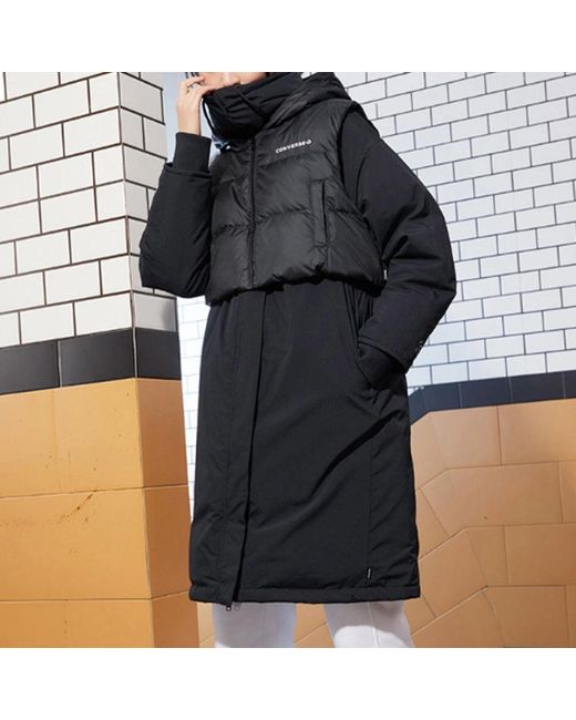 Converse Blue (Wmns) Convertible Long Down Jacket