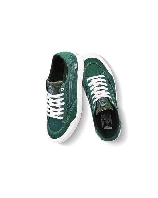 Vans Green Berle Pro Retro Low Tops Casual Skateboarding Shoes for men