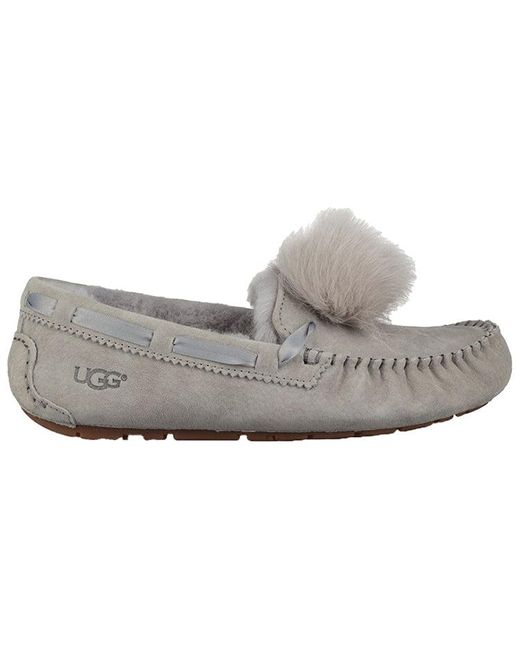 Ugg Gray (Wmns) Dakota Pom Pom Slip On