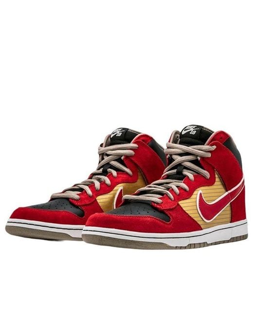 Nike Red Sb Dunk High Pro 'Tecate' for men