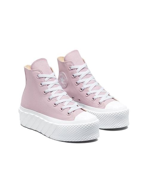Converse Purple (Wmns) Chuck Taylor All Star Lift 2X High 'Himalayan Salt'